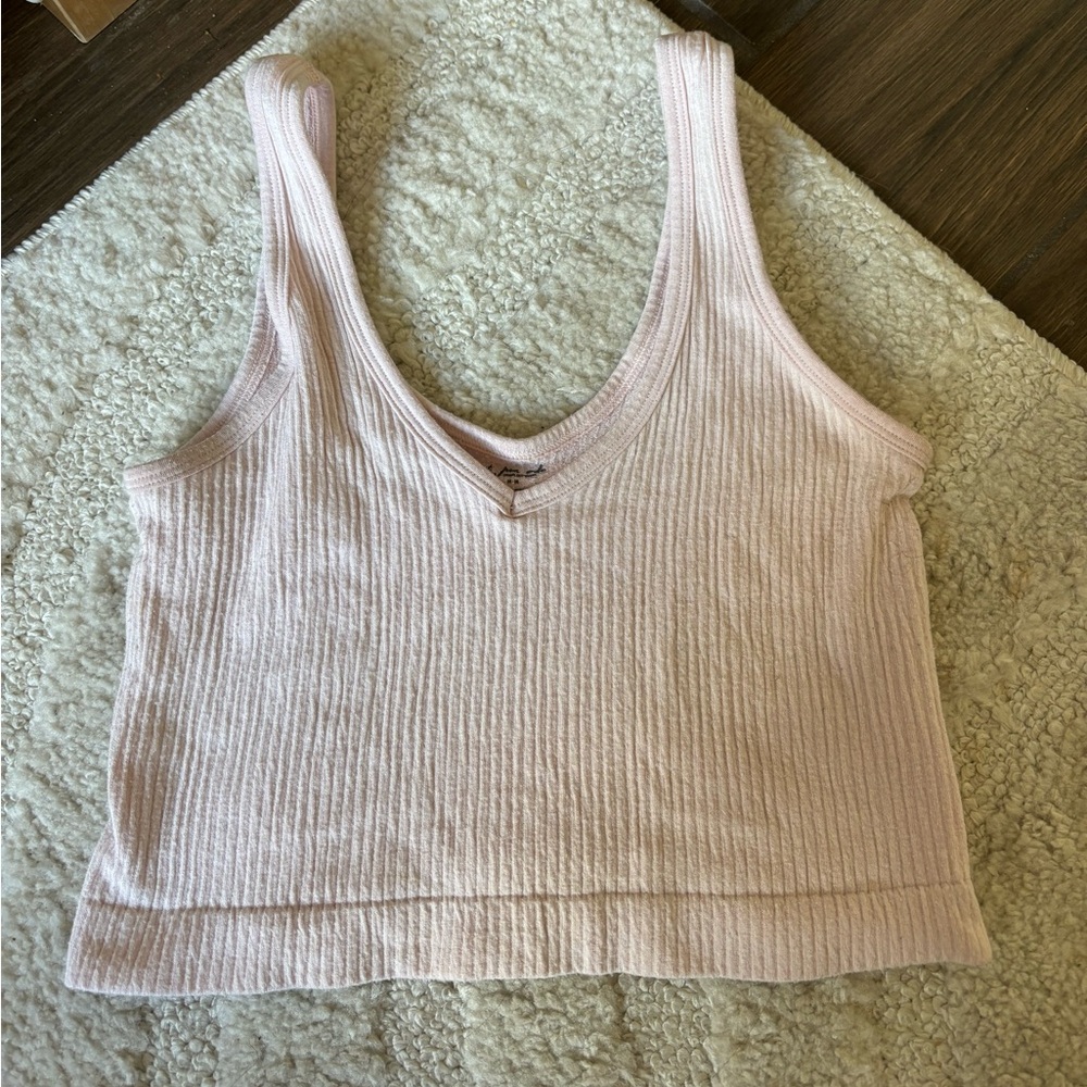 urban outfitters out from under light pink ribbed tank